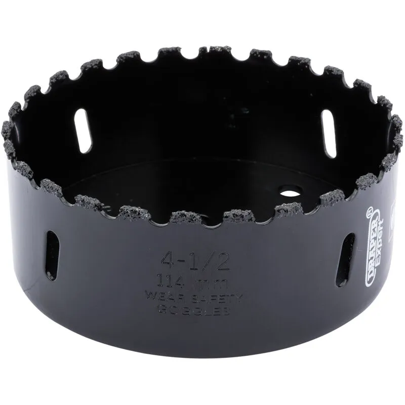 Draper Expert 34969 114mm Tungsten Carbide Grit Hole Saw