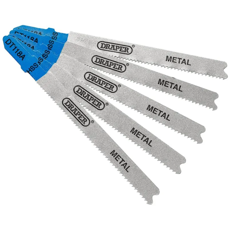 Draper Expert 5 Piece DT118A Jigsaw Blade Set
