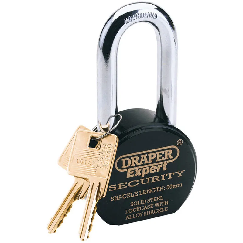 Draper Expert Heavy Duty Padlock 63mm Long