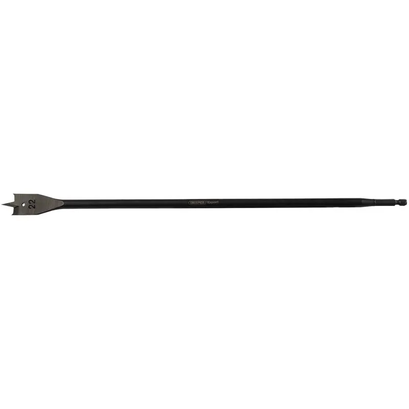 Draper Expert Extra Long Flat Wood Drill Bit 22mm 405mm