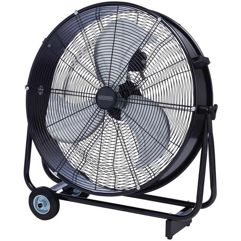 Draper Industrial Floor Drum Fan 110v 24"