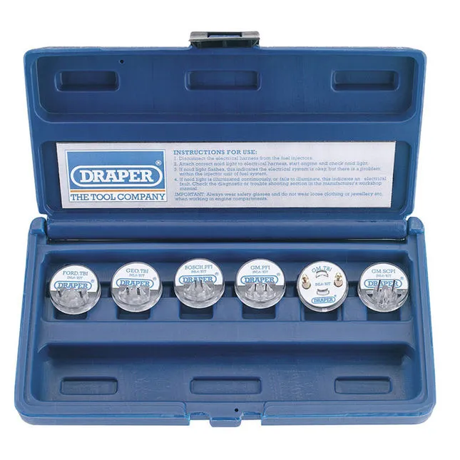 Draper INL6/Kit 6 Piece Injector Noid Light Kit