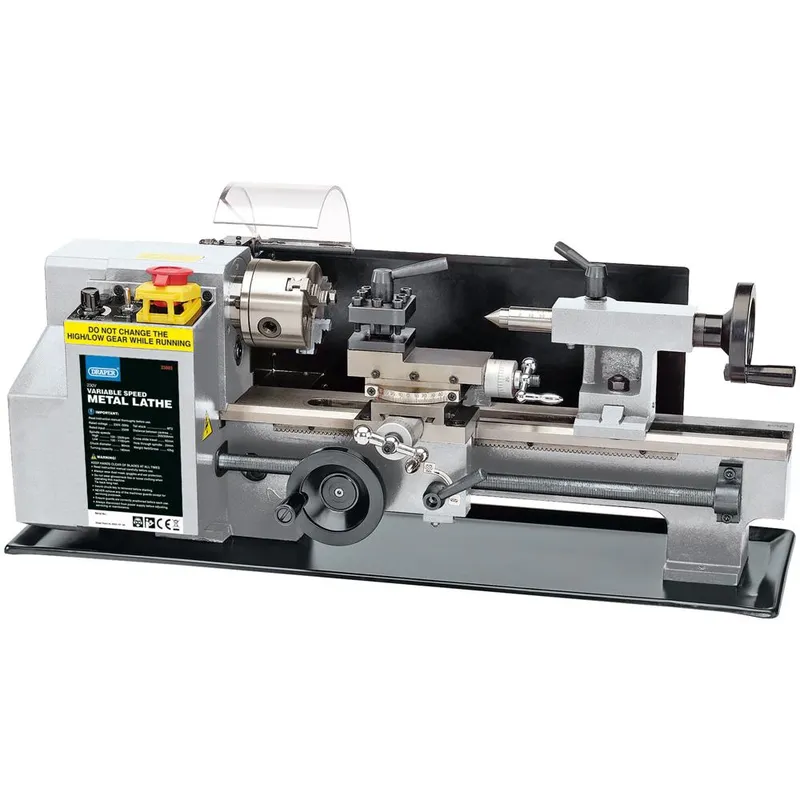 Variable Speed Metal Work Lathe (250W) (33893) - Draper