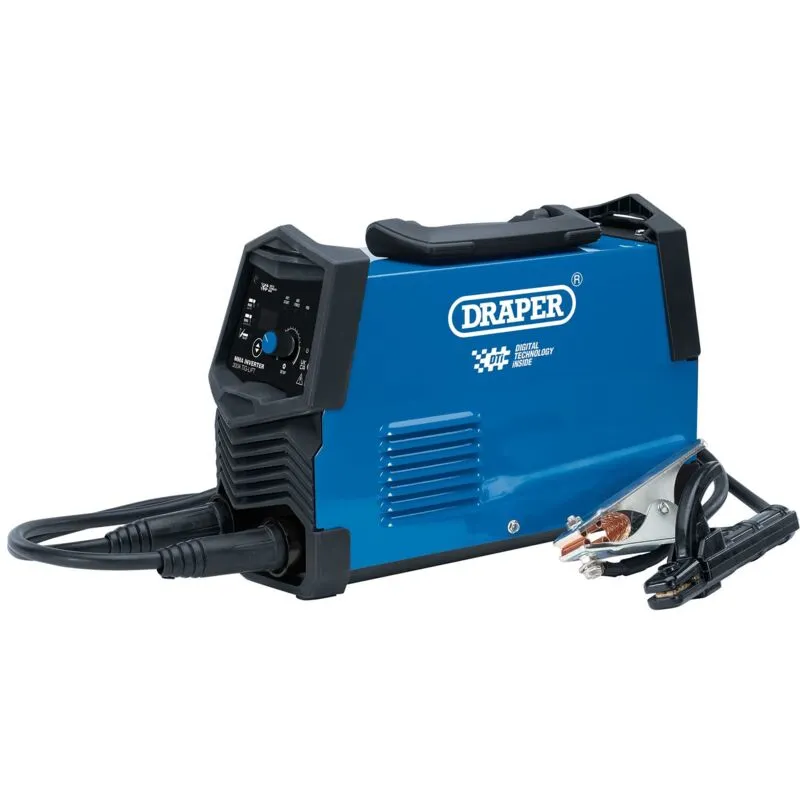 Draper 70011 Mma Inverter Welder with Tig-Lift Dti, 200A