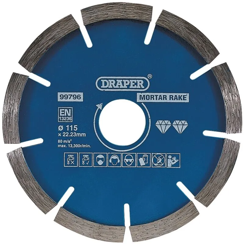 Draper - Mortar Raking Diamond Blade, 115mm (99796)