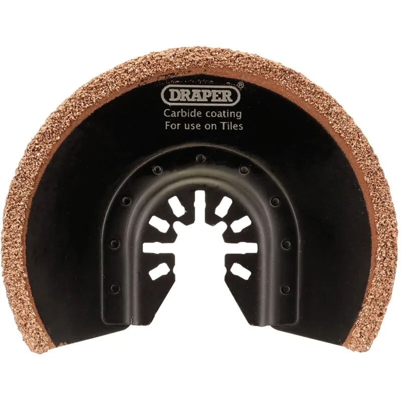 Draper 70470 Oscillating Multi-Tools Carbide Coated Cutting Blade,...