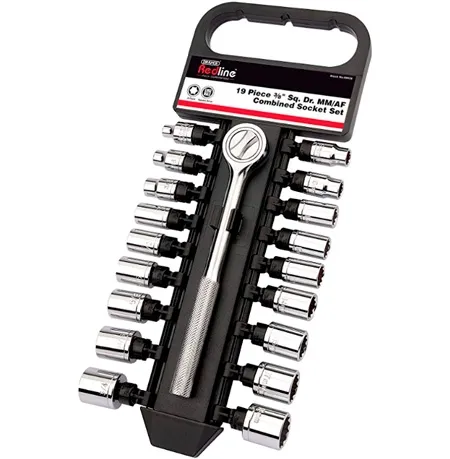 Draper Redline Socket Wrench Set - 19pcs