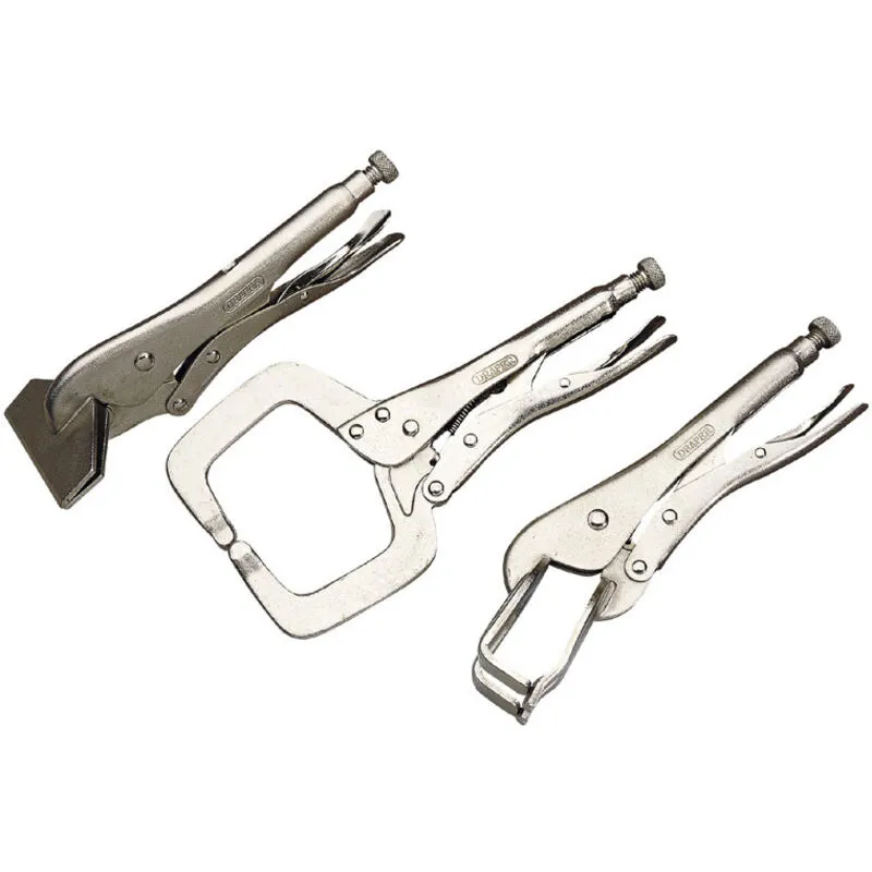 Draper 33836 3 Piece Self Grip Clamp Kit