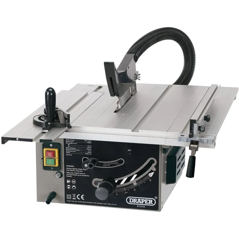 Draper - Sliding Table Saw, 250mm, 1800W (99258)