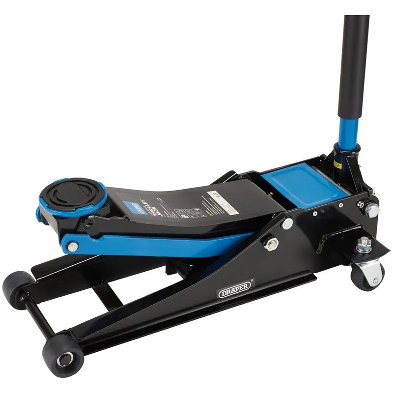 Draper 28465 Trolley Jack, 2.25 Tonne, Blue - 28465