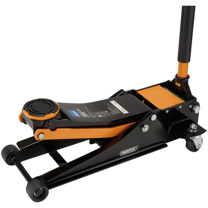 Draper 28475 Trolley Jack, 2.25 Tonne, Orange - 28475