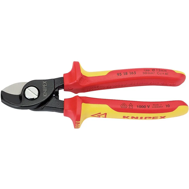 Knipex 165mm Fully Insulated Cable Shears