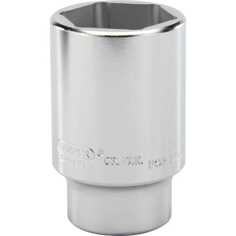 Expert 38mm (1.1/2'Af) 1/2' Square Drive Hub Nut Socket (26916) - Draper
