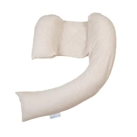 DreamGenii Pregnancy Support and Feeding Pillow – Beige Marl