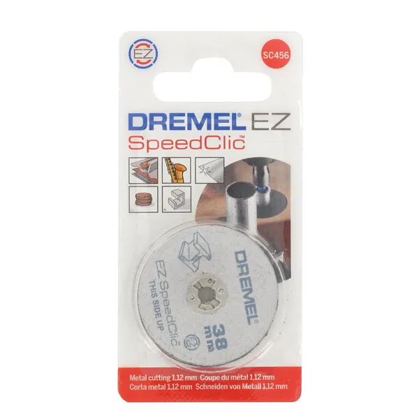 Dremel SC456 EZ SpeedClic 38mm Metal Cutting Wheels 38mm Pack of 5