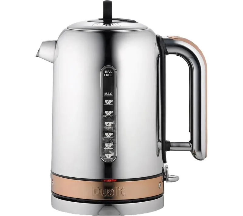 Dualit Classic 72820 1.7 Litre Kettle - Copper & Chrome