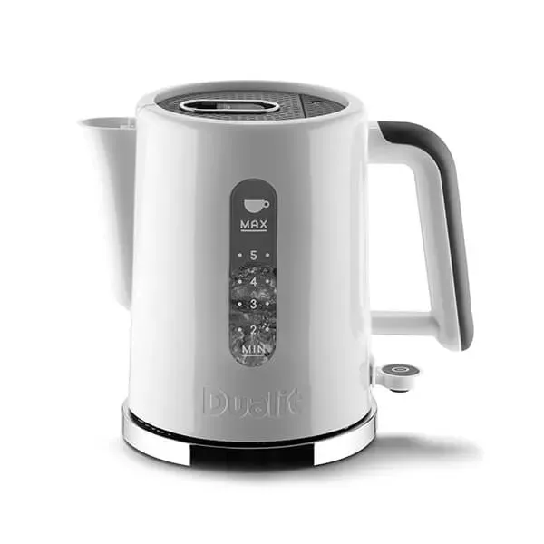 Dualit Studio White & Grey Chrome Kettle