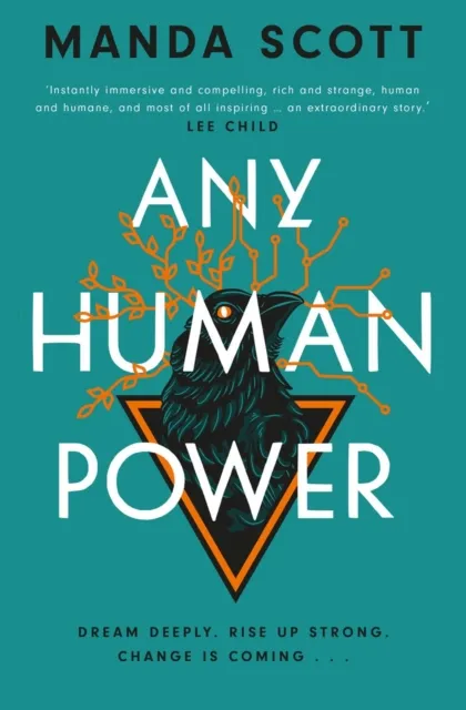Manda Scott Any Human Power Hardback Book Multicolor