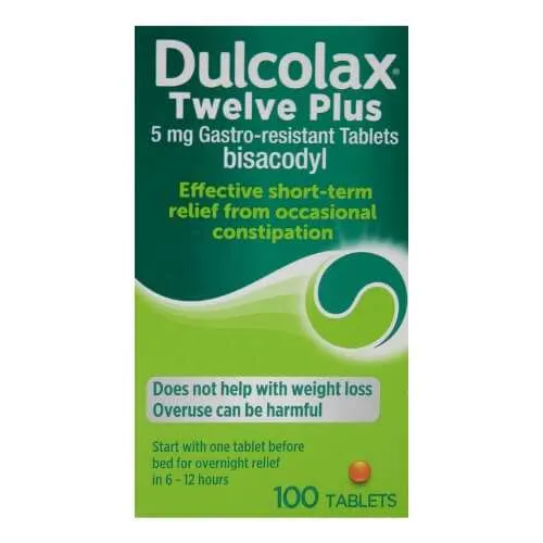 DulcoLax Twelve Plus Tablets (100)