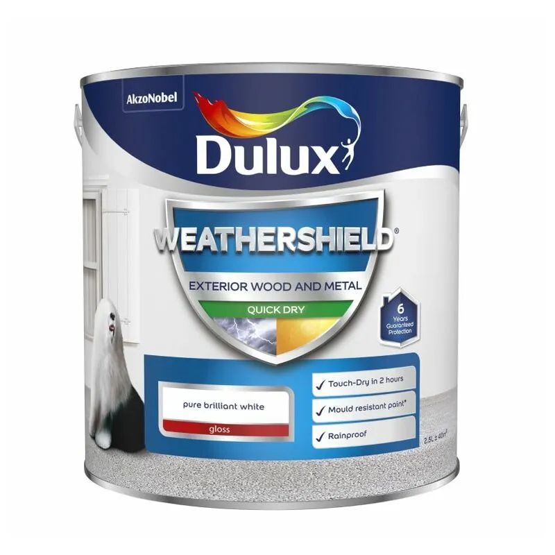DuluxTrade Dulux Weathershield Quick Dry Exterior Wood & Metal Paint