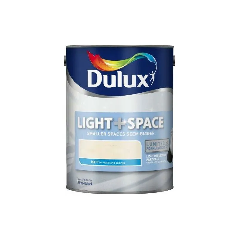 Dulux Light and Space Matt Paint, First Frost 2.5L