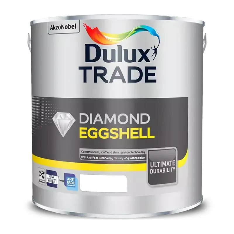 Dulux Trade Diamond Eggshell, Pure Brilliant White 5L