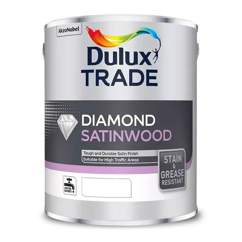 Dulux Trade Diamond Satinwood, Pure Brilliant White 2.5L