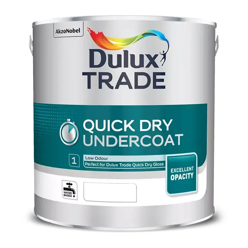 Trade Quick Dry Undercoat - White - 5 Litres - Dulux