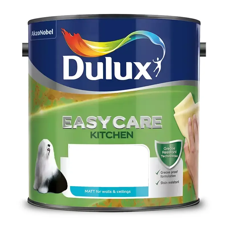 Dulux Easycare Kitchen Matt, Jasmine White 2.5L