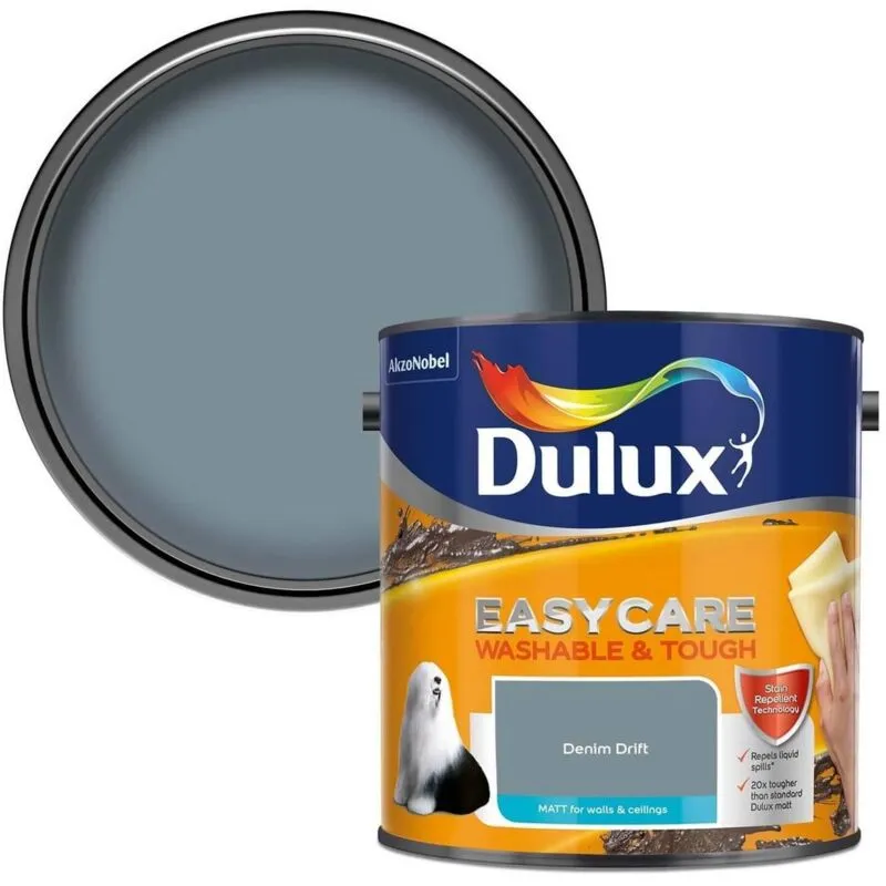 Dulux Easycare Washable and Tough Matt, Denim Drift 2.5L