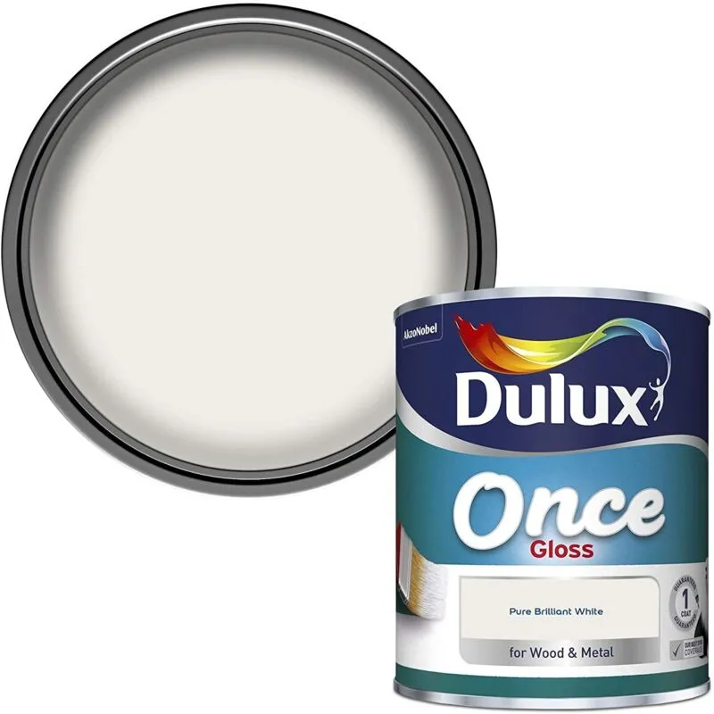 Retail Once Gloss - Pure Brilliant White - 750ml - Dulux