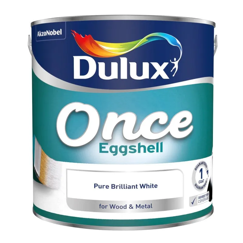 DuluxTrade Dulux Once Eggshell - Pure Brilliant White