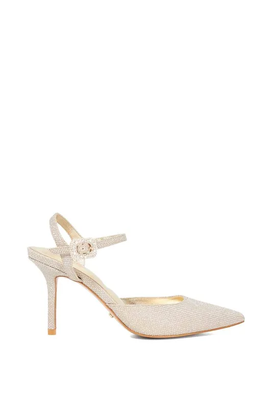 Dune London Women's 'Channel' Court Shoes in Metallics Size: 3 - Metallics - Size: 3