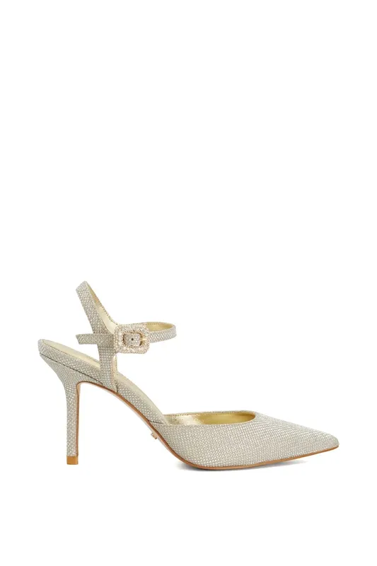 Dune London Women's 'Channel' Court Shoes in Metallics Size: 6 Metallics 6