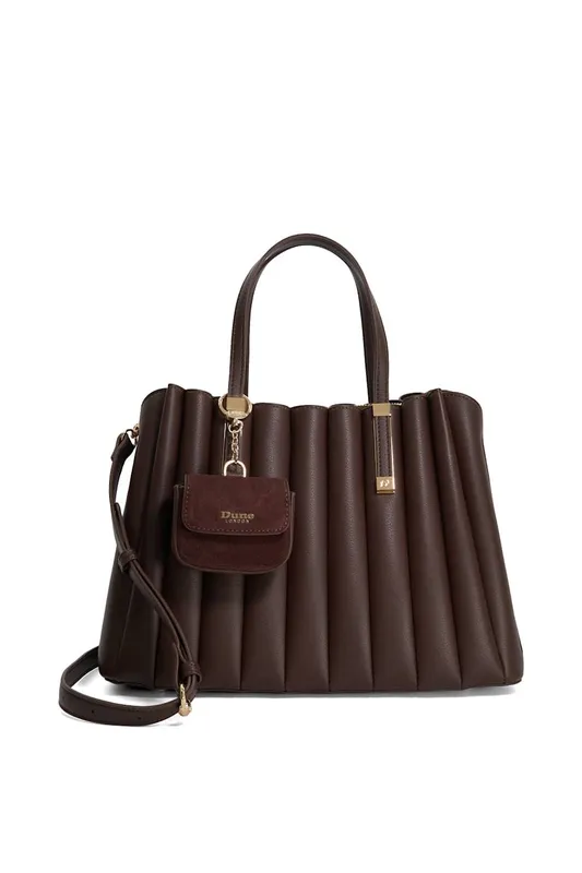 Dune London Women's 'Dolly' Tote Bag in Brown Brown