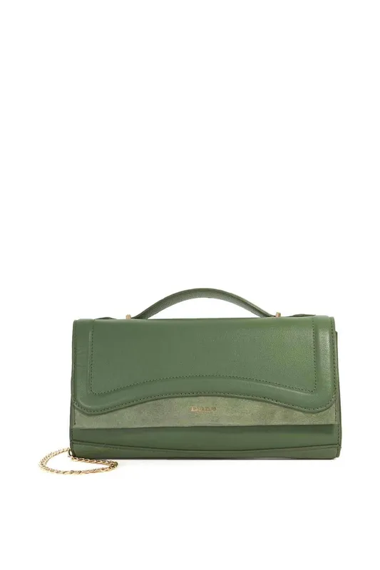 Dune London Women's 'Edited' Leather Bag in Green - Green