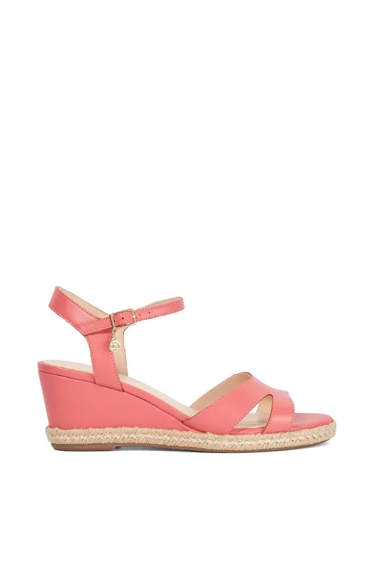 Dune London Women's 'Kindal' Leather Sandals in Pink Size: 4 - Pink - Size: 4