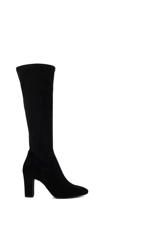 Dune London Women's 'Simple' Knee High Boots in Black Size: 6 Black 6