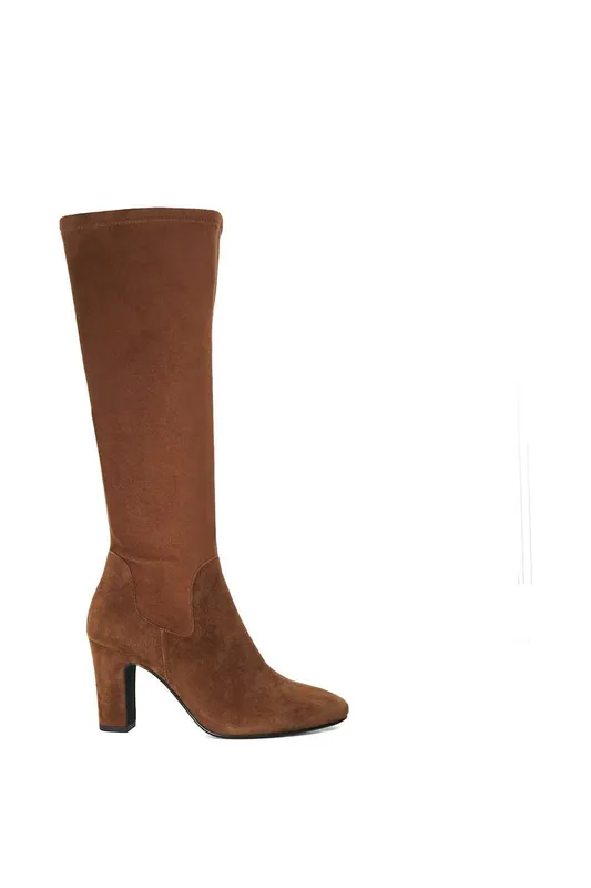 Dune London Women's 'Simple' Knee High Boots in Brown Size: 6 Brown 6