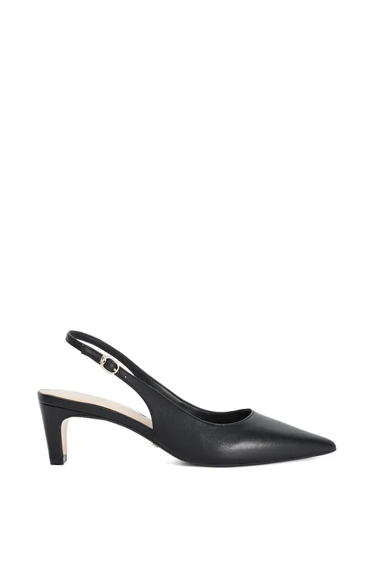 Dune London Women's Wide Fit 'Connection' Leather Strappy Heels in Black Size: 3 Black 3