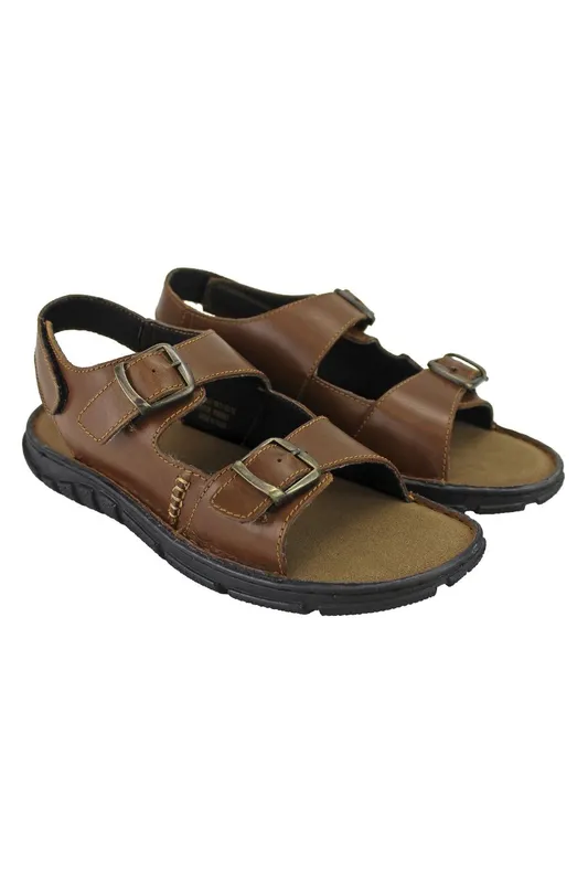 Dunlop Mens Summer Beach Leather Sandals