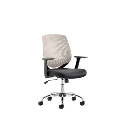 Dura Task Operator Chair Grey With Arms - OP000017