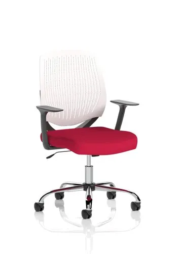 Dura White Back Bespoke Colour Seat Bergamot Cherry