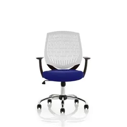 Dura White Back Bespoke Colour Seat Stevia Blue