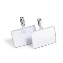Durable Click Fold Clip Badge 54x90mm