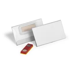 Durable Click Fold Magnet Badge 40x75mm