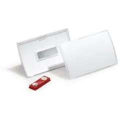 Durable Click Fold Magnet Badge 40x75mm