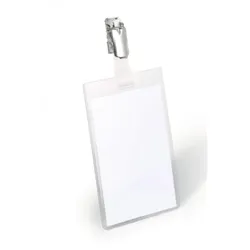 Durable Clip Security Badge 90x60mm