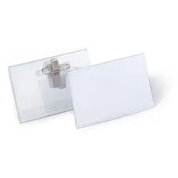 Durable Combi Clip Badge 54x90mm