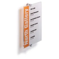 Durable Crystal Door Sign A4